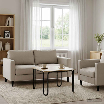 Tavolino da salotto Rovere Sonoma 100 x 100 x 45 cm | homemem39