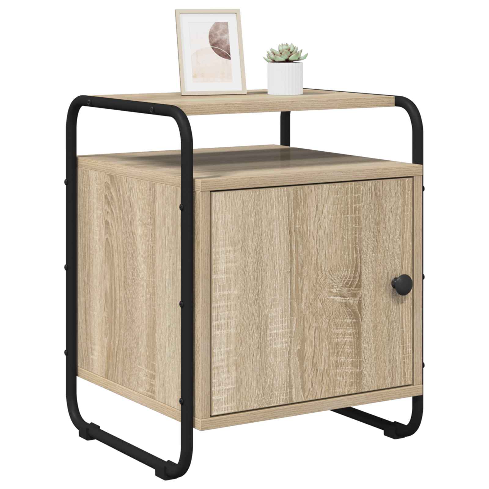 Armadio da Notte 2 pz Rovere Sonoma Legno ingegnerizzato | homemem39