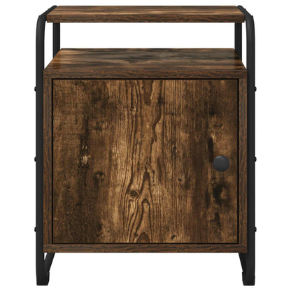 Armadio da Notte 2 pz Rovere Fumo Legno ingegnerizzato | homemem39