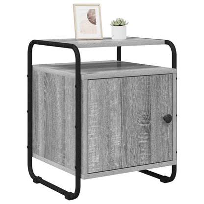 Armadio da Notte 2 pz Sonoma grigio Legno ingegnerizzato | homemem39