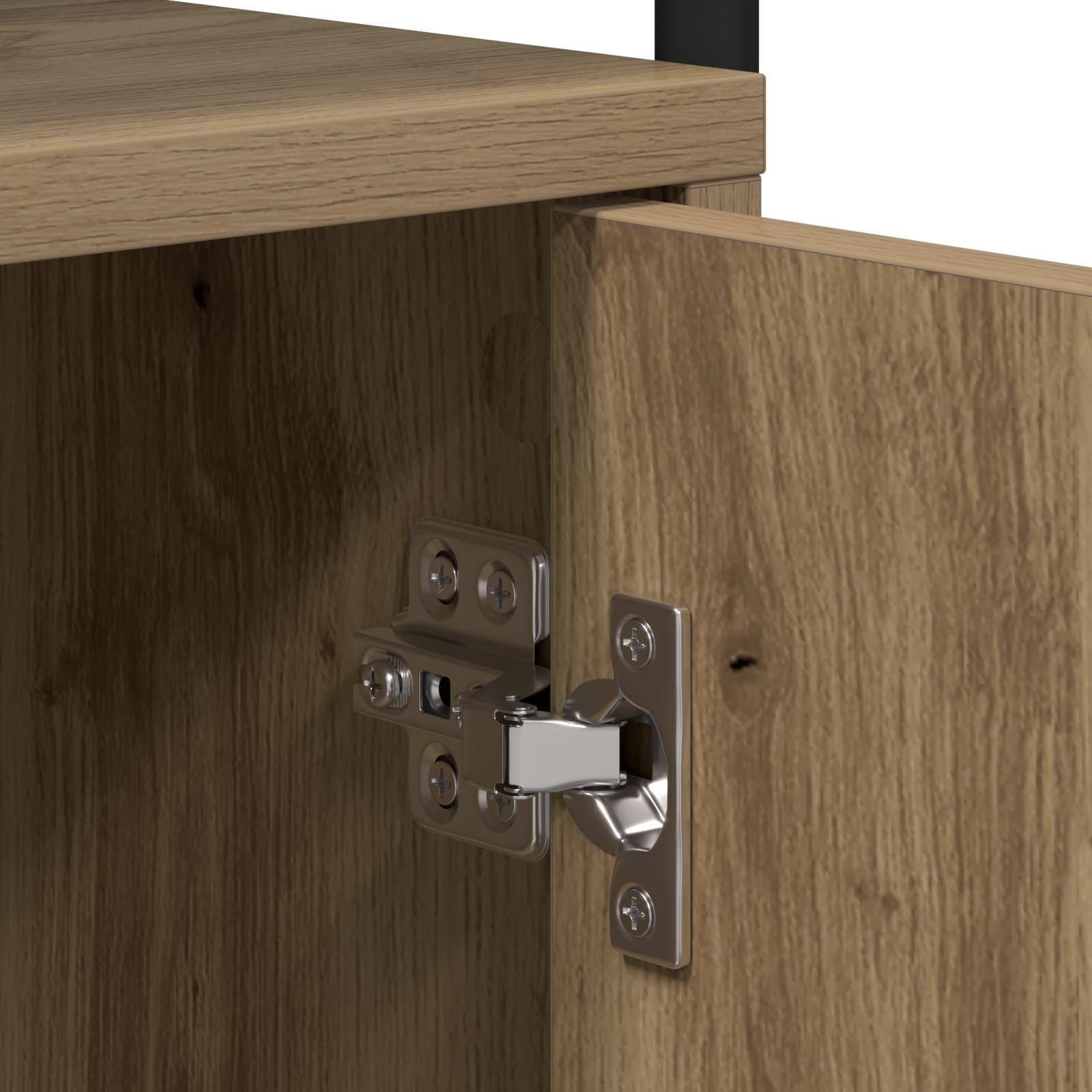Armadio da Notte 2 pz Rovere Artigianale Legno ingegnerizzato | homemem39