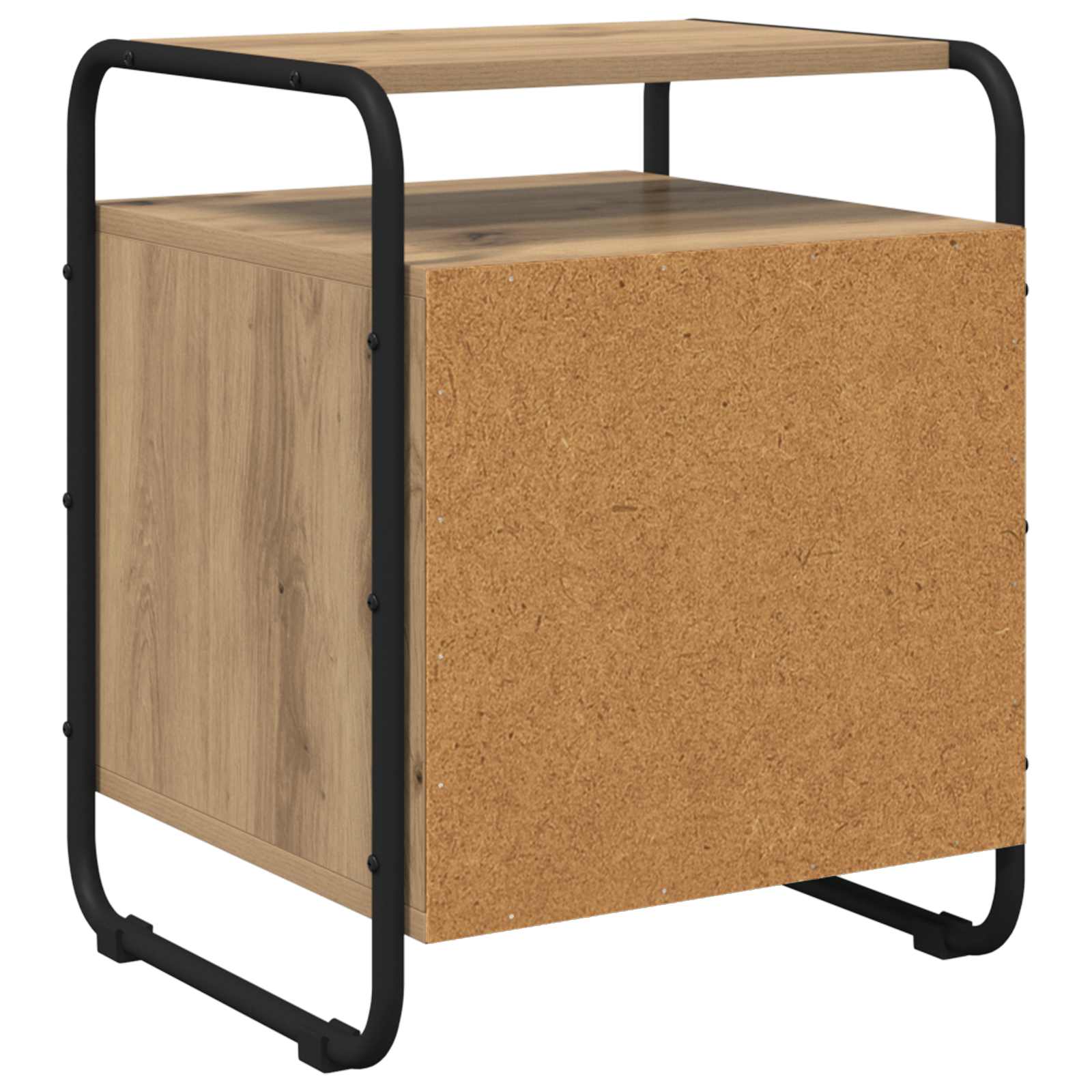 Armadio da Notte 2 pz Rovere Artigianale Legno ingegnerizzato | homemem39