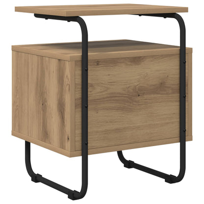 Armadio da Notte 2 pz Rovere Artigianale Legno ingegnerizzato | homemem39