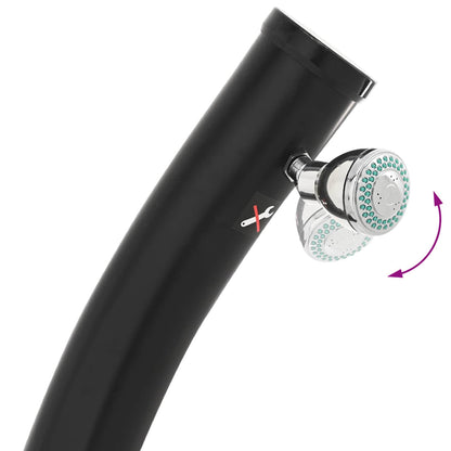 Doccia Solare con Doccetta 20 l PVC, ABS, Lega di zinco Nero | homemem39