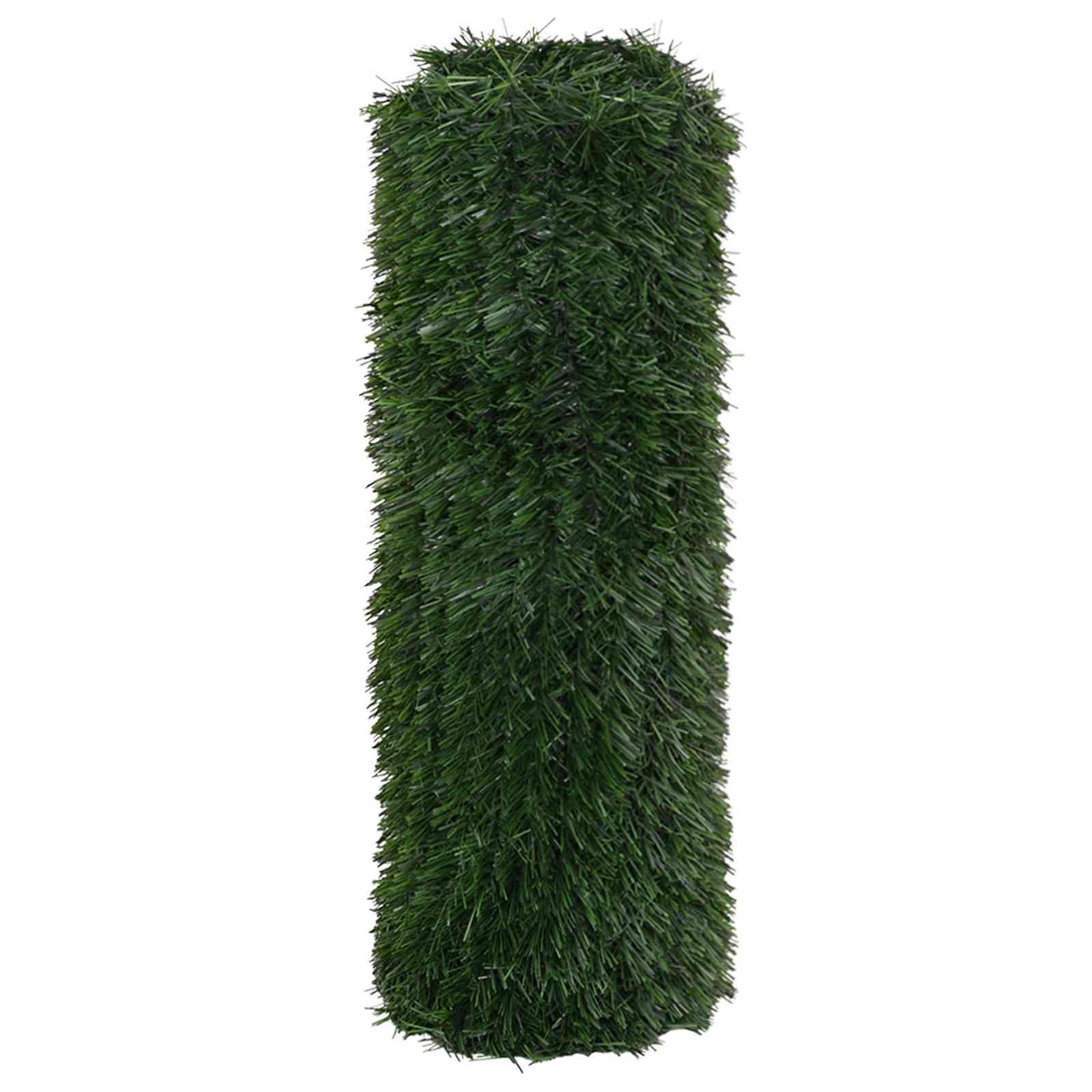 Recinzione Artificiale Verde Scuro 1 x 6 m PVC e Acciaio | homemem39