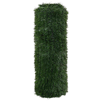 Recinzione Artificiale Verde Scuro 1 x 6 m PVC e Acciaio | homemem39