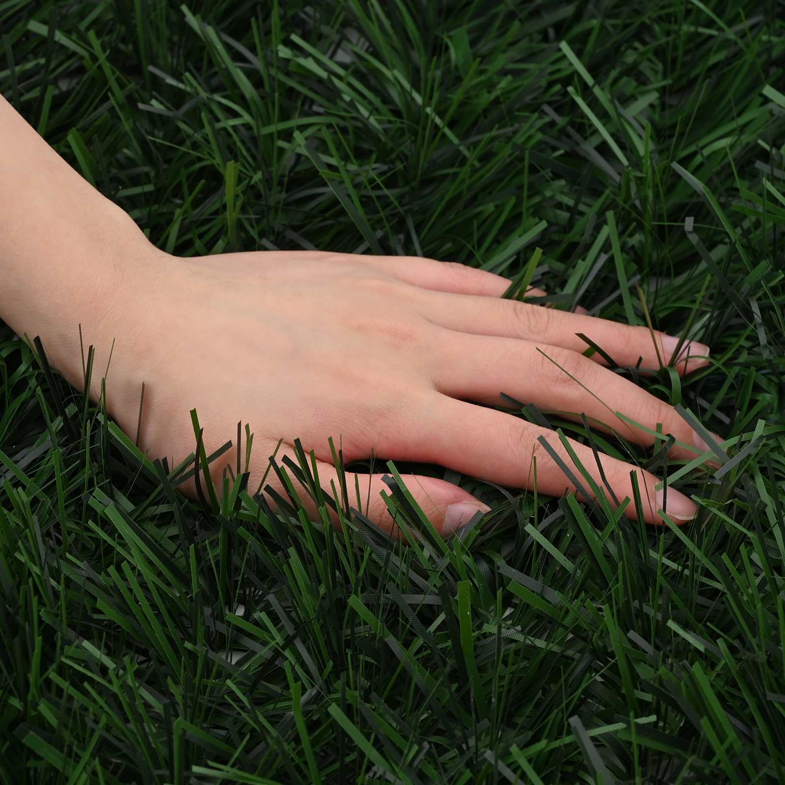 Recinzione Artificiale Verde Scuro 1,5 x 4 m PVC e Acciaio | homemem39