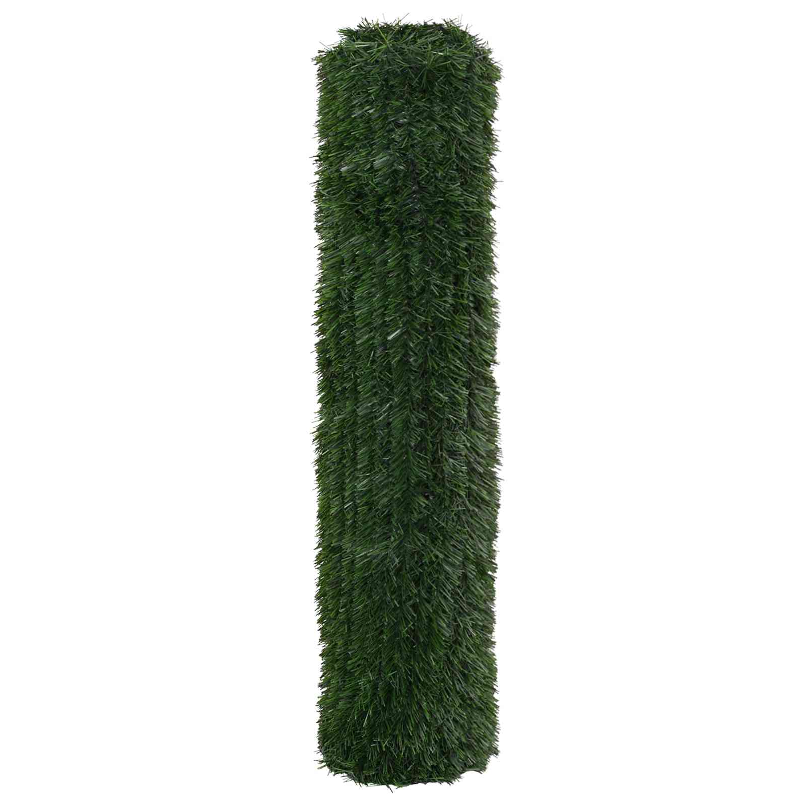 Recinzione Artificiale Verde Scuro 1,5 x 5 m PVC e Acciaio | homemem39