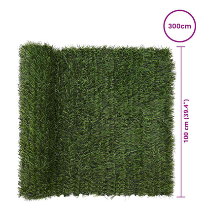 Recinzione Artificiale Verde chiaro 1 x 3 m PVC e Acciaio | homemem39