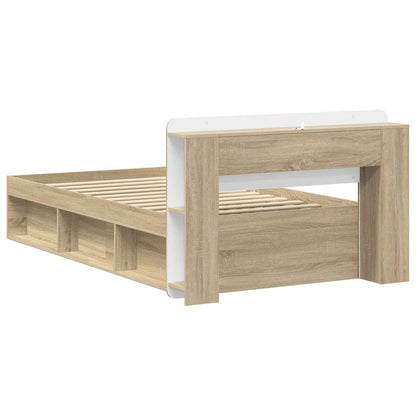 Telaio del letto con storage Rovere Sonoma 75 x 190 cm | homemem39