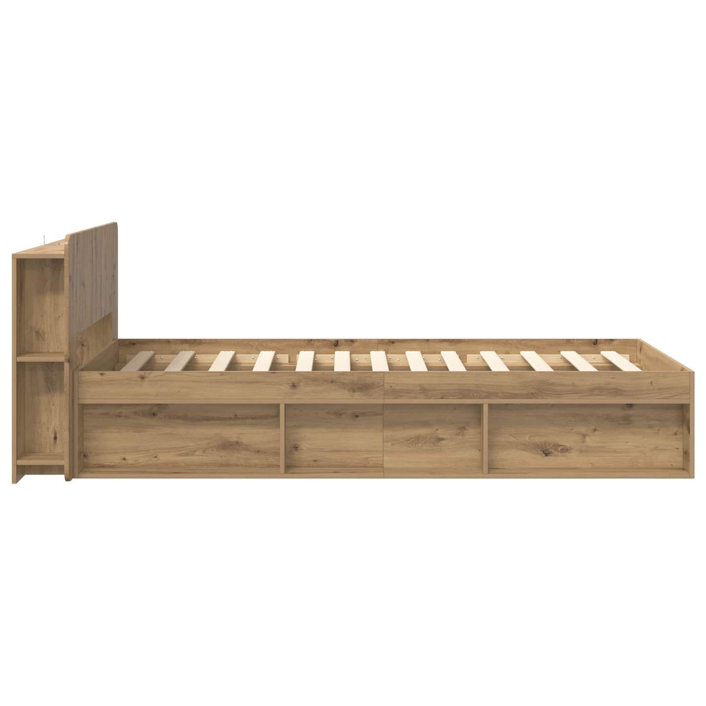 Telaio del letto con storage Rovere Artigianale 80 x 200 cm | homemem39