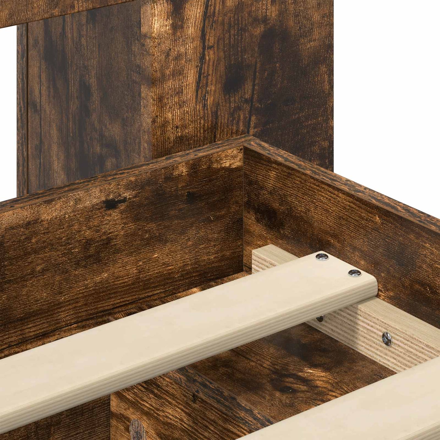 Telaio del letto con storage Rovere Fumo 90 x 190 cm | homemem39