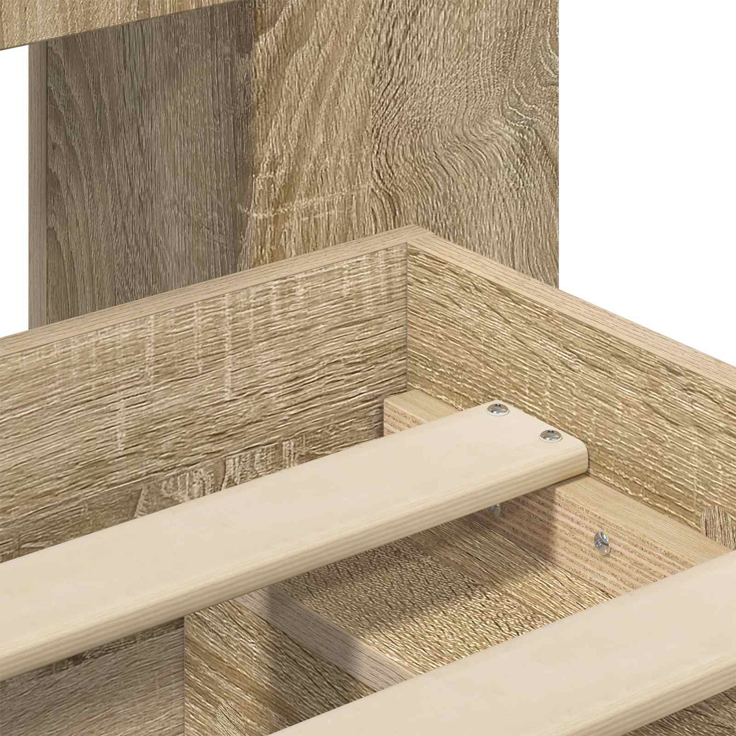 Telaio del letto con storage Rovere Sonoma 90 x 190 cm | homemem39