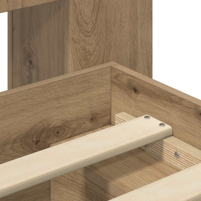 Telaio del letto con storage Rovere Artigianale 100 x 200 cm | homemem39