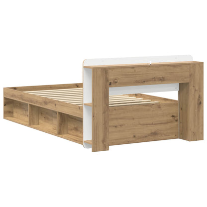 Telaio del letto con storage Rovere Artigianale 100 x 200 cm | homemem39