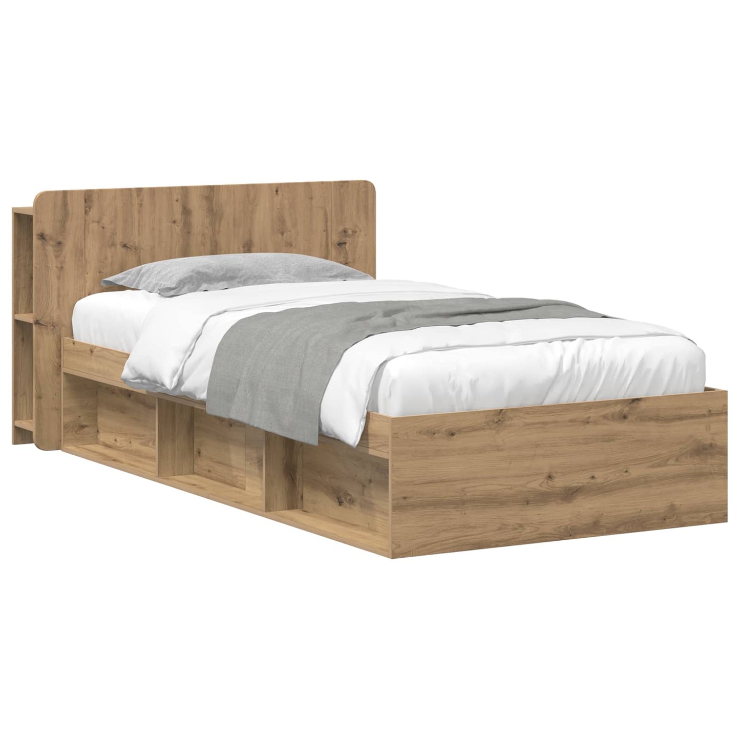 Telaio del letto con storage Rovere Artigianale 90 x 200 cm | homemem39
