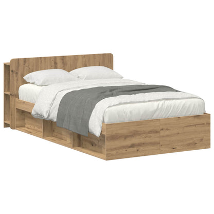 Telaio del letto con storage Rovere Artigianale 120 x 190 cm | homemem39