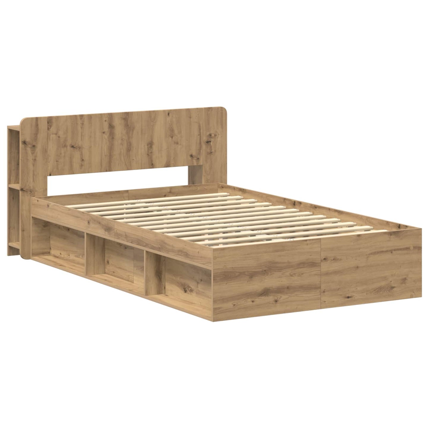 Telaio del letto con storage Rovere Artigianale 120 x 190 cm | homemem39