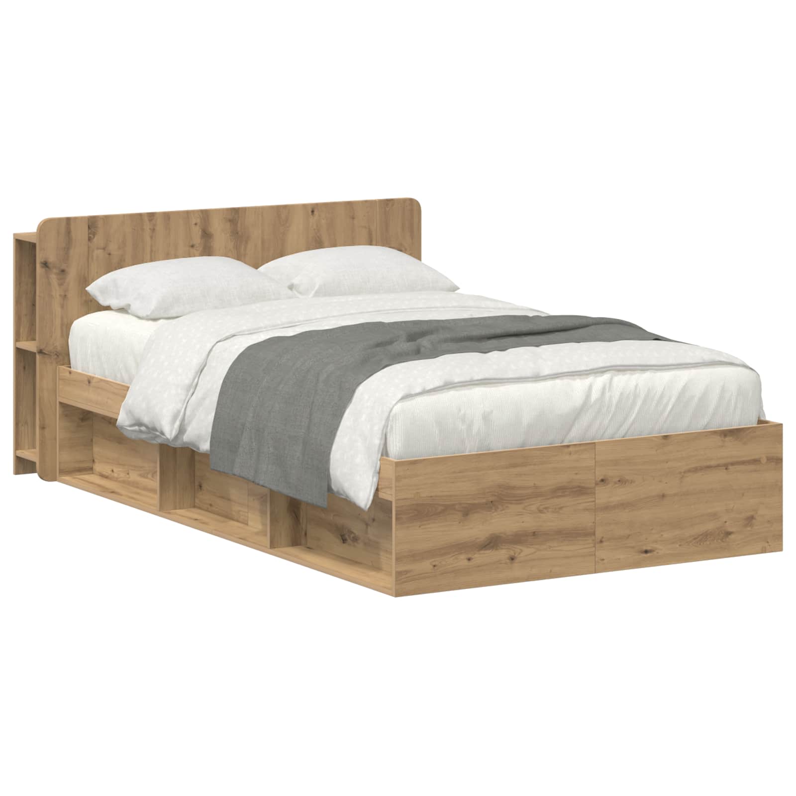 Telaio del letto con storage Rovere Artigianale 120 x 200 cm | homemem39