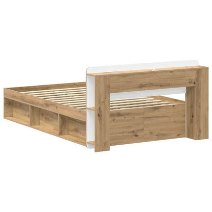 Telaio del letto con storage Rovere Artigianale 120 x 200 cm | homemem39