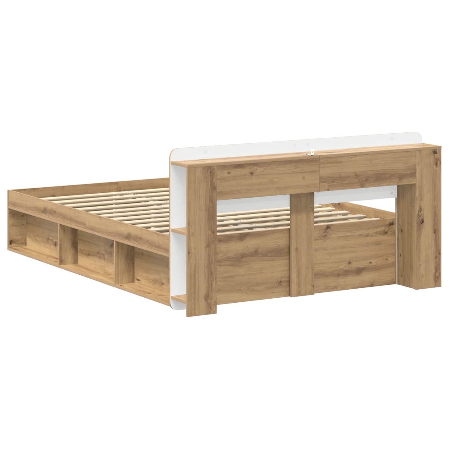 Telaio del letto con storage Rovere Artigianale 140 x 190 cm | homemem39