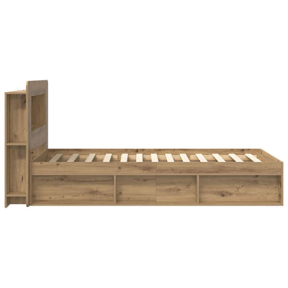 Telaio del letto con storage Rovere Artigianale 75 x 190 cm | homemem39