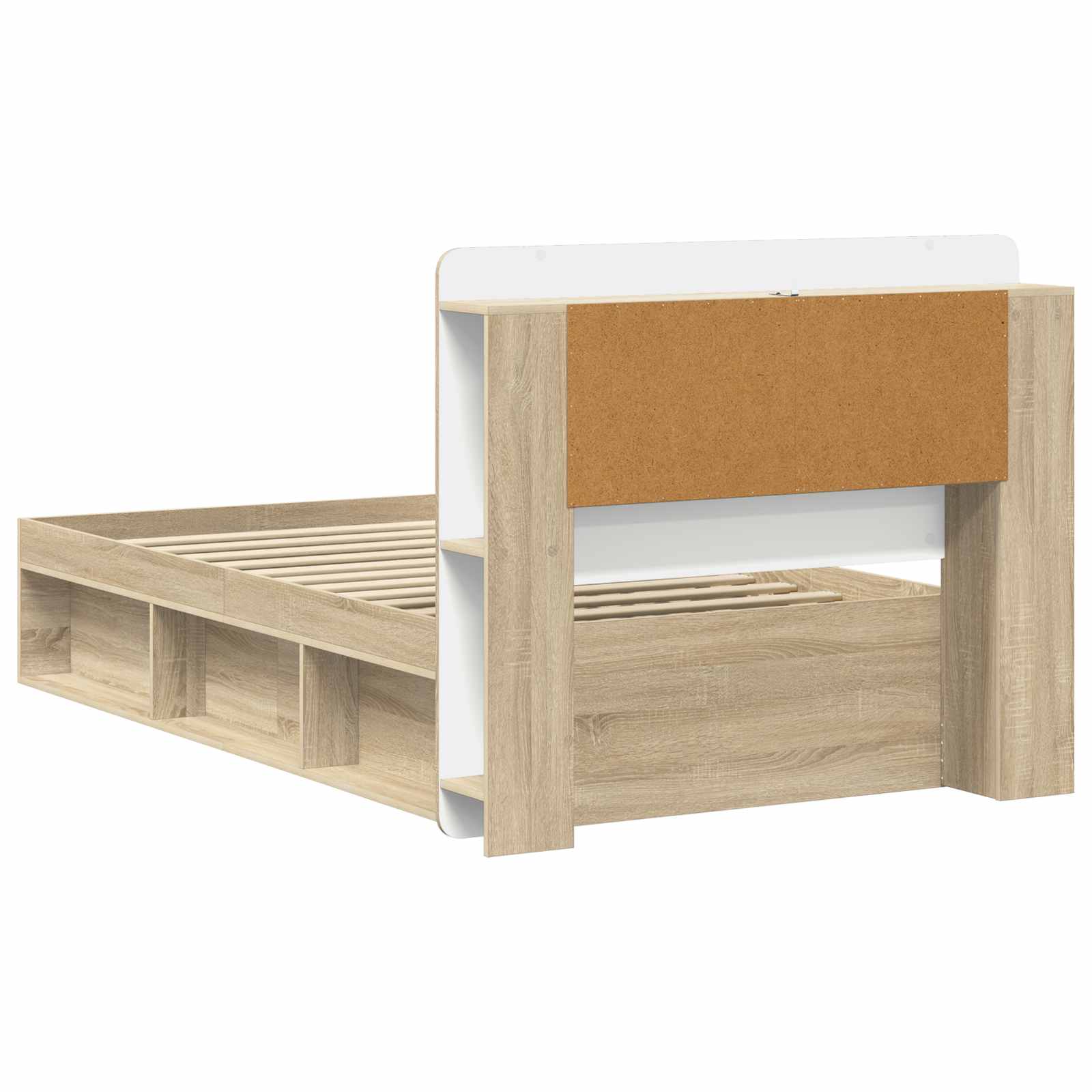 Telaio del letto con storage Rovere Sonoma 75 x 190 cm | homemem39