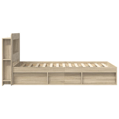 Telaio del letto con storage Rovere Sonoma 75 x 190 cm | homemem39