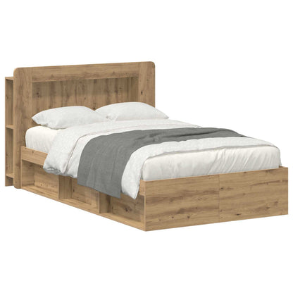 Telaio del letto con storage Rovere Artigianale 120 x 190 cm | homemem39