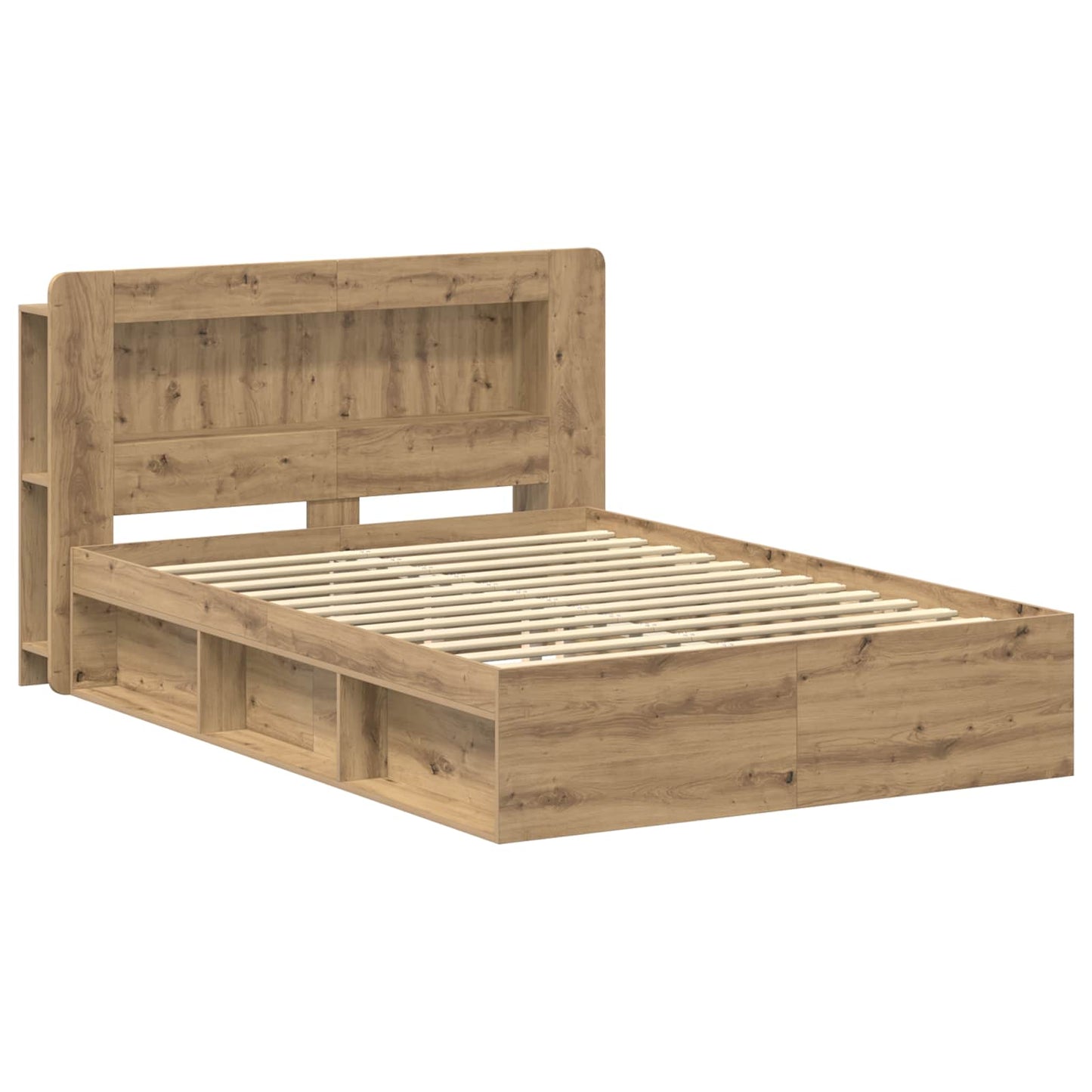 Telaio del letto con storage Rovere Artigianale 135 x 190 cm | homemem39