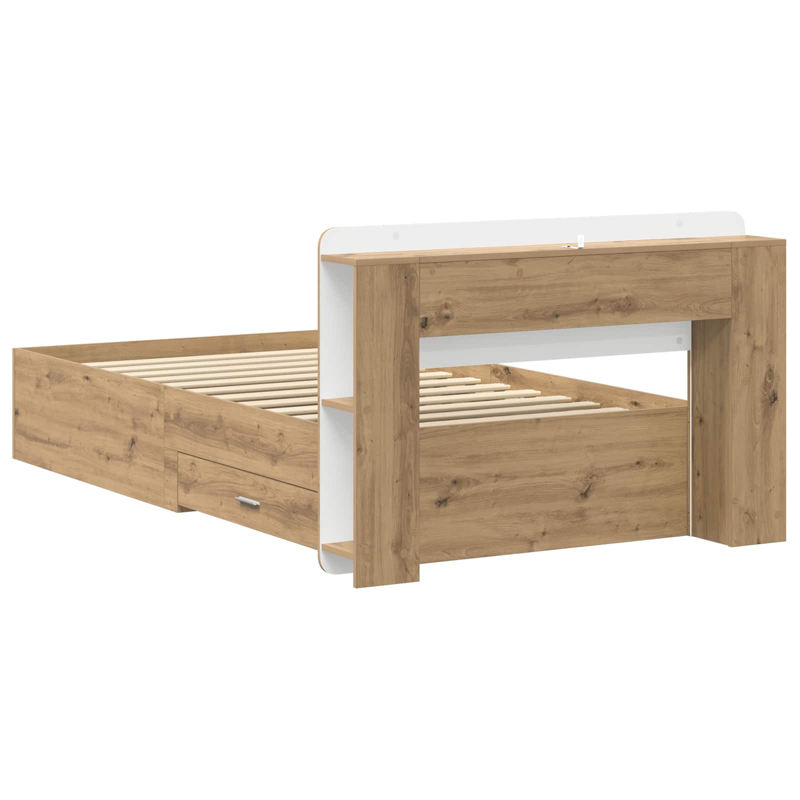 Telaio del letto con storage Rovere Artigianale 80 x 200 cm | homemem39