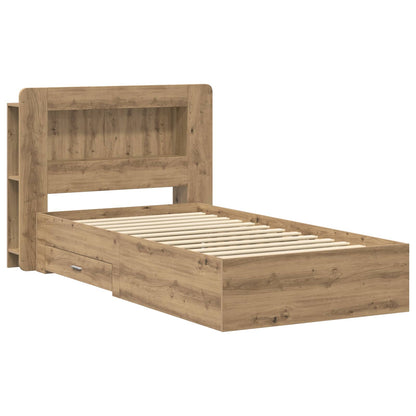 Telaio del letto con storage Rovere Artigianale 80 x 200 cm | homemem39