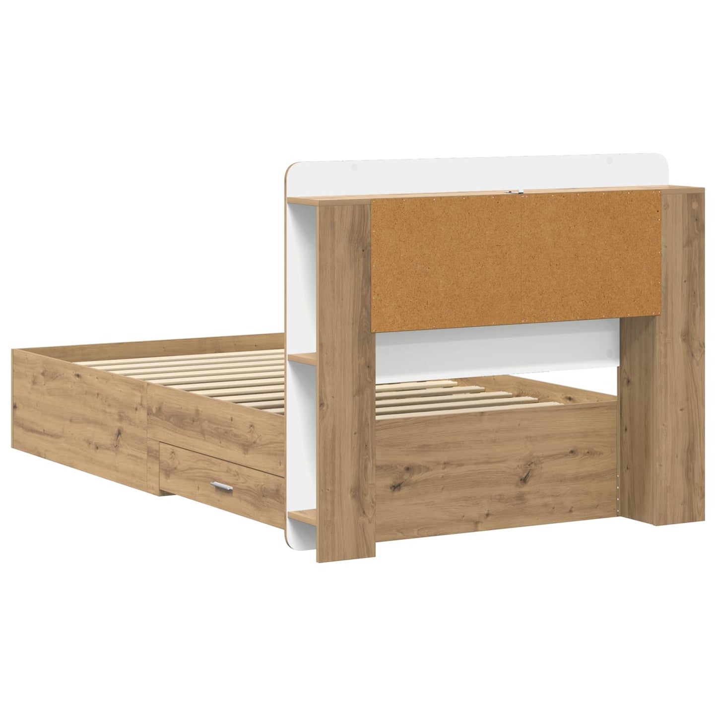 Telaio del letto con storage Rovere Artigianale 90 x 190 cm | homemem39