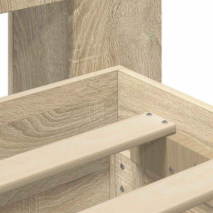 Telaio del letto con storage Rovere Sonoma 75 x 190 cm | homemem39