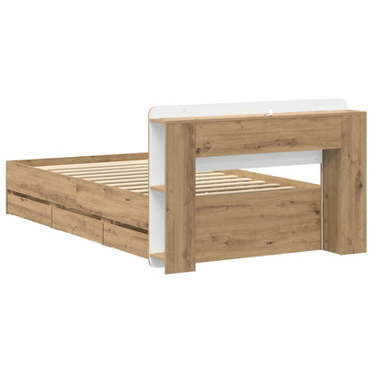 Telaio del letto con storage Rovere Artigianale 80 x 200 cm | homemem39