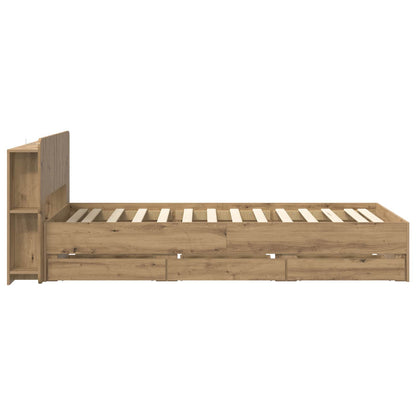 Telaio del letto con storage Rovere Artigianale 80 x 200 cm | homemem39