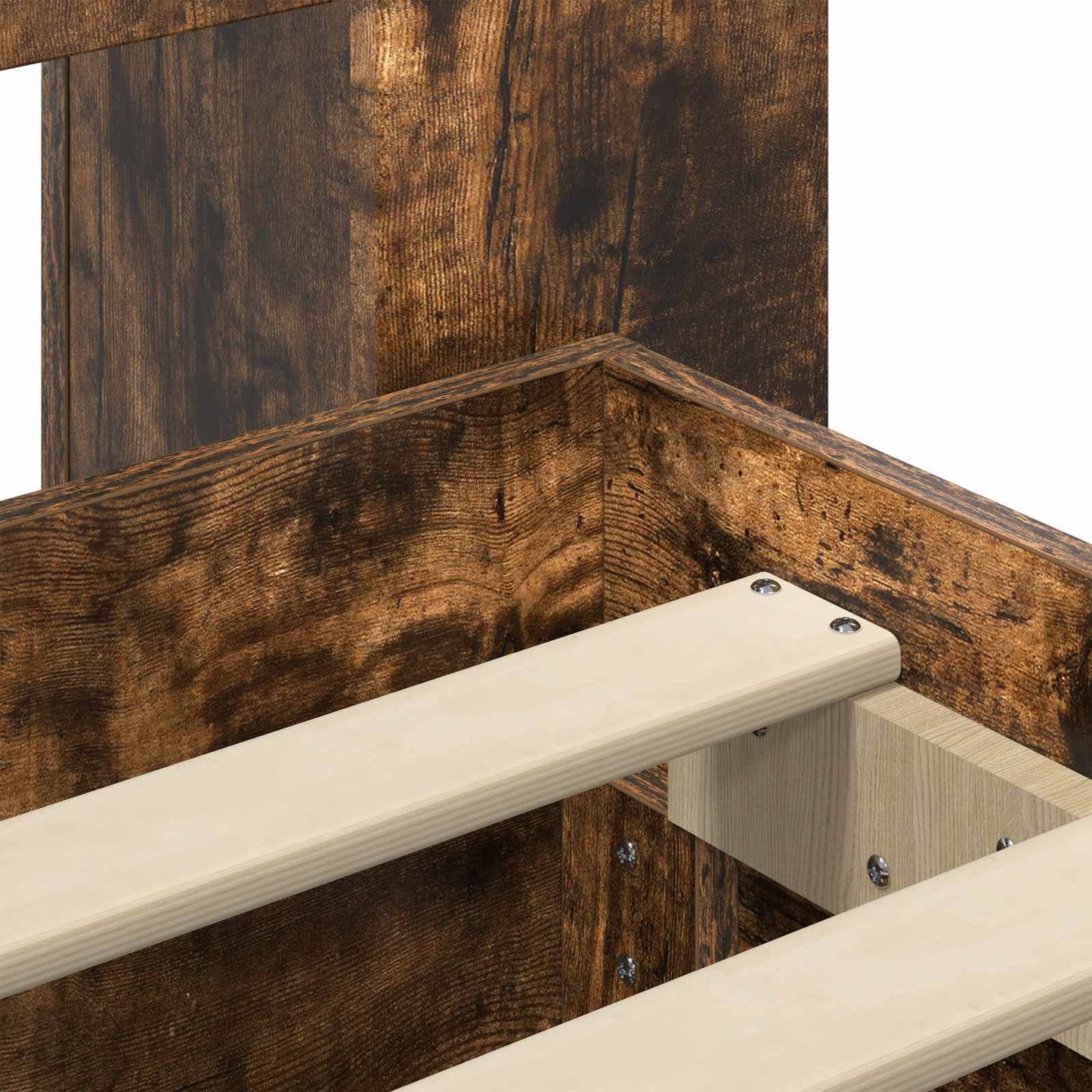 Telaio del letto con storage Rovere Fumo 135 x 190 cm | homemem39