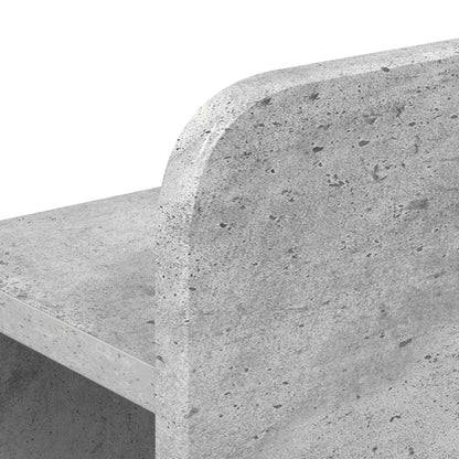 Telaio del letto con storage Grigio Cemento 75 x 190 cm | homemem39