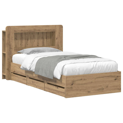 Telaio del letto con storage Rovere Artigianale 80 x 200 cm | homemem39
