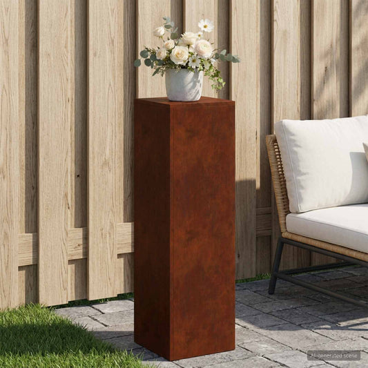 Supporto per piante Ruggine 30 x 30 x 100 cm Acciaio Corten | homemem39