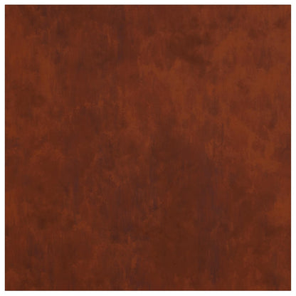 Supporto per piante Ruggine 30 x 30 x 100 cm Acciaio Corten | homemem39