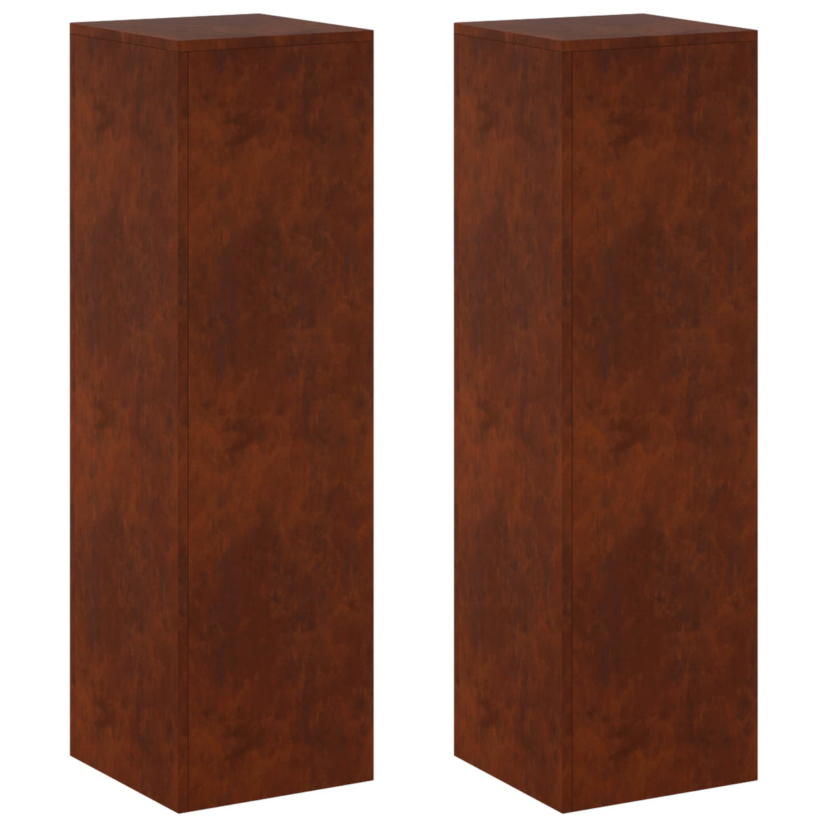 Supporto per piante 2 pcs Ruggine 30 x 30 x 100 cm | homemem39