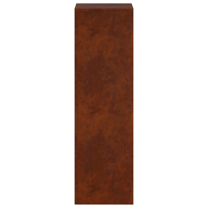Supporto per piante 2 pcs Ruggine 30 x 30 x 100 cm | homemem39