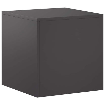 Supporto per piante Nero 40 x 40 x 40 cm Acciaio | homemem39