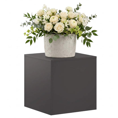 Supporto per piante Nero 40 x 40 x 40 cm Acciaio | homemem39