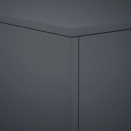 Supporto per piante Antracite 40 x 40 x 40 cm Acciaio Inox | homemem39