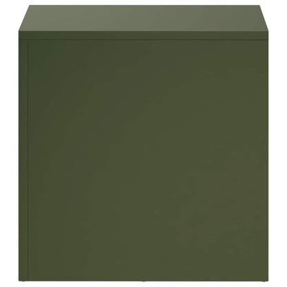 Supporto per piante 2 pcs Verde Oliva 40 x 40 x 40 cm Acciaio | homemem39