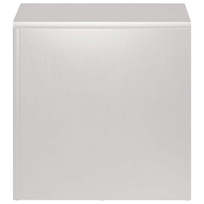 Supporto per piante 2 pcs Argento 40 x 40 x 40 cm Acciaio