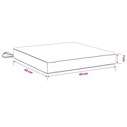 Cuscini per Seduta SOEST 4 pz 100% Poliestere Grigio