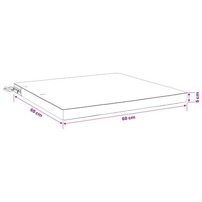 Cuscini per Seduta SOEST 4 pz 100% Poliestere Grigio